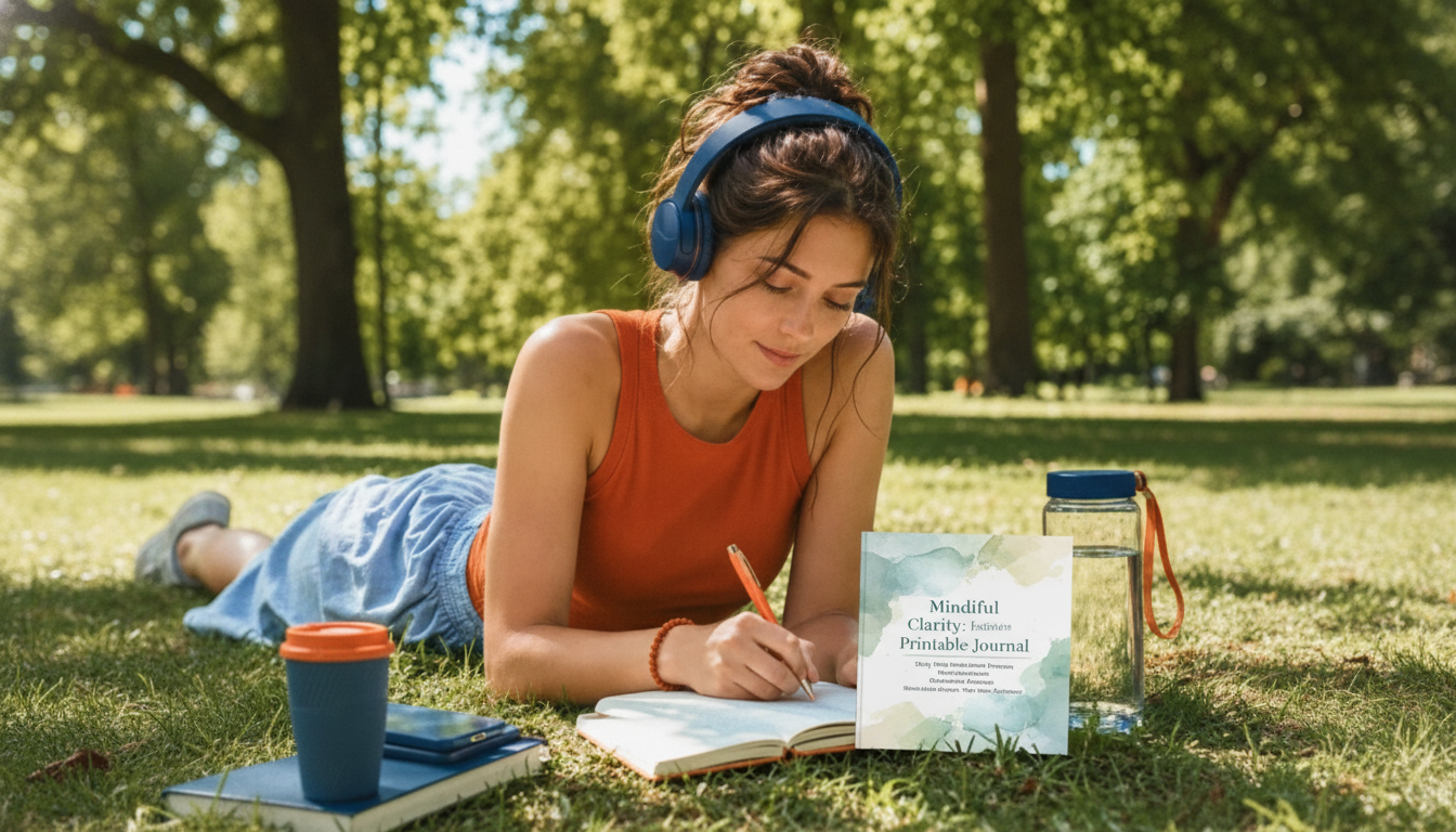 Mindful Clarity Printable Journal: Mindfulness, Gratitude