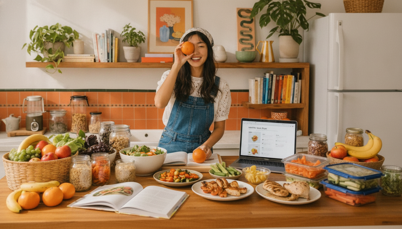 One-Week or One-Month Healthy Meal Plan (Easy & Balanced)